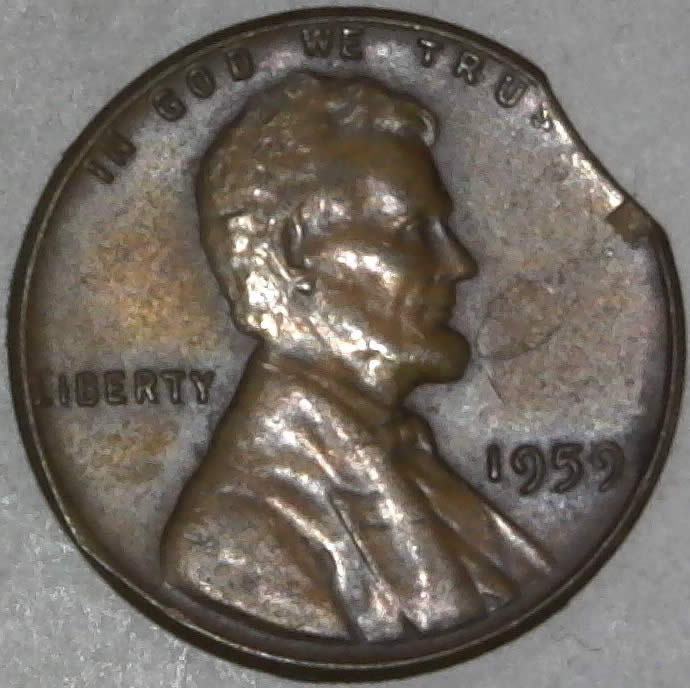 1959-P-And-1963-P-Lincoln-Cents-Curved-Incomplete-Clipped-Planchets